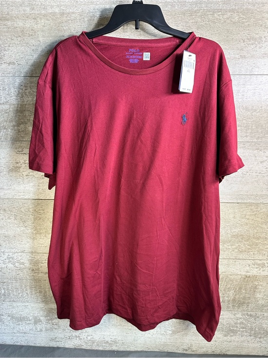 Polo Ralph Lauren Other - NWT Polo Ralph Lauren Maroon Crewneck T-Shirt Blue Pony XXL